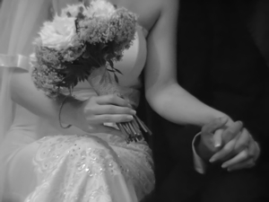 bride and bouquet