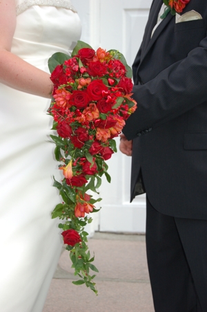 rose bridal bouquet